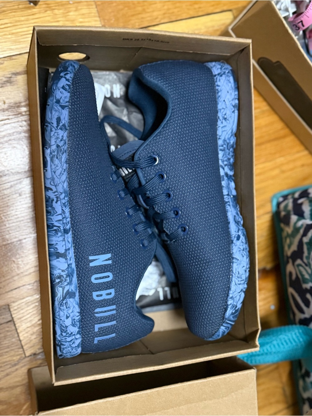 NOBULL No Bull NIB SF Trainer Low Blue Sneakers women’s 9.5 NIB